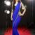 Royal Blue Chiffon Saree