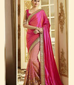 light Pink embroidered Others saree With Blouse