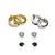 Via Mazzini Clip On & Magnetic 4 Earrings Combo For Non-Pierced Ears