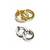Via Mazzini Clip On & Magnetic 4 Earrings Combo For Non-Pierced Ears