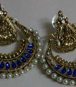 Designer Blue colour Ram Leela earings
