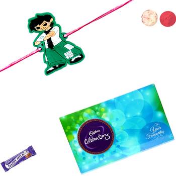 Ben ten rakhi with chocolate 1