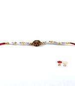 Multicolor Beads Stud Handmade Beads Rakhi