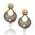 Unique Pearl Polki Earrings with Amazing Design by ADIVA ABCHI0C00020 DDS 23