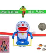 Laughing Doraemon Cartoon Toy Kids Cute Rakhi Gift