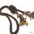 Gold and brown Lariat