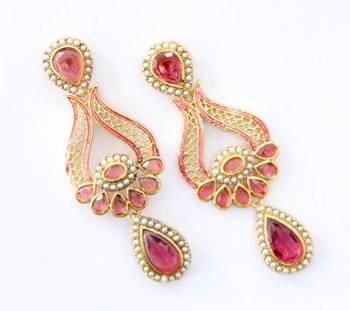Beautiful Colour Stones Long Hangings 1