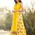 zeel fashion yellow  embroidery worked salwar santun  dress With Najmin Dupatta ( Unstitched)
