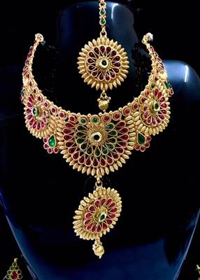 Bridal necklace set with ma 2