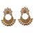 White gold plated danglers drops