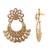 White gold plated danglers drops