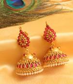 BEAUTIFUL ANTIQUE KEMP DESIGNER JHUMKKA -DJ11993