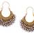 Beautiful Gold Plated Full White Pearls Hook Hangings