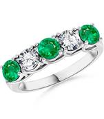 Cubic Zirconia Sterling Silver Navya Ring