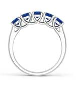 Cubic Zirconia Sterling Silver Pooja Ring