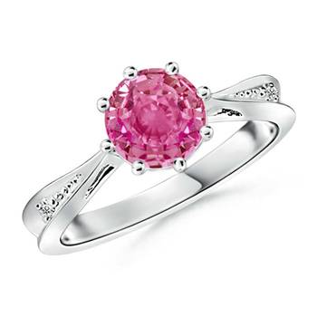 Cubic Zirconia Sterling Silver Bhopal Ring 1