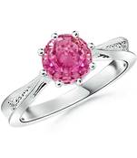 Cubic Zirconia Sterling Silver Bhopal Ring