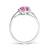 Cubic Zirconia Sterling Silver Mumbai Ring