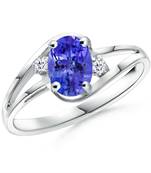 Cubic Zirconia Sterling Silver Vidya Ring