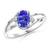 Cubic Zirconia Sterling Silver Vidya Ring