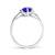 Cubic Zirconia Sterling Silver Vidya Ring