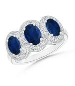 Cubic Zirconia Sterling Silver Chitra Ring