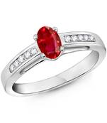 Cubic Zirconia Sterling Silver Priya Ring