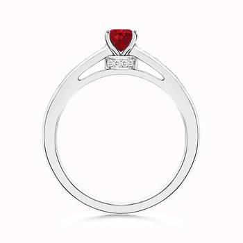 Cubic Zirconia Sterling Silver Priya Ring 2