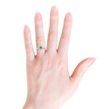 Cubic Zirconia Sterling Silver Pratima Ring 2