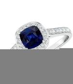 Cubic Zirconia Sterling Silver Pranita Ring