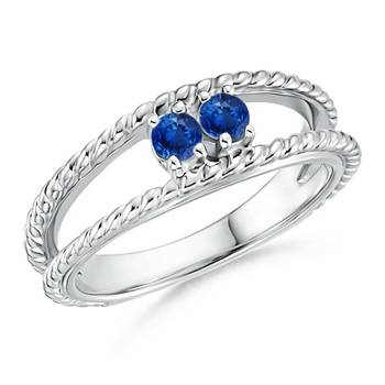 Cubic Zirconia Sterling Silver Priyanka Ring 1