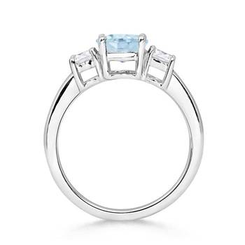 Cubic Zirconia Sterling Silver Sobhna Ring 2