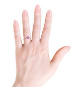 Cubic Zirconia Sterling Silver Lavnya Ring