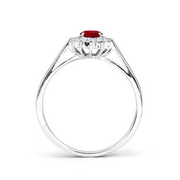 Cubic Zirconia Sterling Silver Durga Ring 3