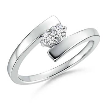 Cubic Zirconia Sterling Silver Naina Ring 1