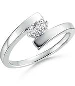 Cubic Zirconia Sterling Silver Naina Ring
