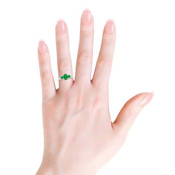 Cubic Zirconia Sterling Silver Radha Ring 2