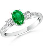 Cubic Zirconia Sterling Silver Nilam Ring