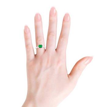 Cubic Zirconia Sterling Silver Parthavi Ring 2