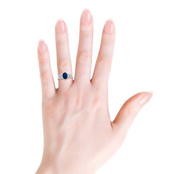 Cubic Zirconia Sterling Silver Nandini Ring 2