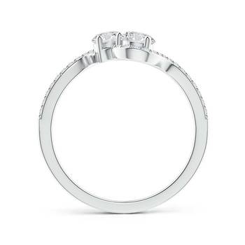 Cubic Zirconia Sterling Silver Rajashree Ring 3