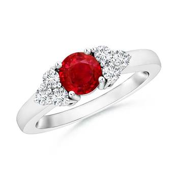 Cubic Zirconia Sterling Silver Priya Ring 1