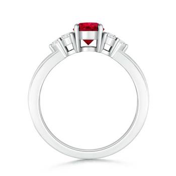 Cubic Zirconia Sterling Silver Priya Ring 3