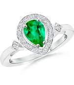 Cubic Zirconia Sterling Silver Sakshi Ring