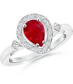 Cubic Zirconia Sterling Silver Sonam Ring