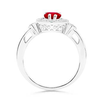 Cubic Zirconia Sterling Silver Sonam Ring 3