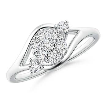 Cubic Zirconia Sterling Silver Purna Ring 1