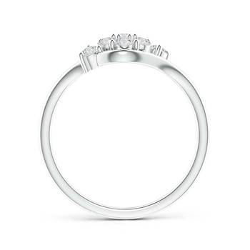 Cubic Zirconia Sterling Silver Purna Ring 3