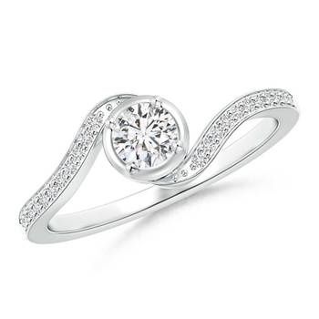 Cubic Zirconia Sterling Silver Parthavi Ring 1