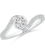Cubic Zirconia Sterling Silver Parthavi Ring